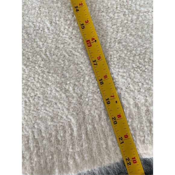 Dreamer Off White Boucle Knit Sweater Sz L - Picture 6 of 7